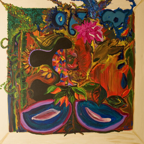 "DENTRO EL FUEGO" by karine azoulay, Painting for Sale on Singulart