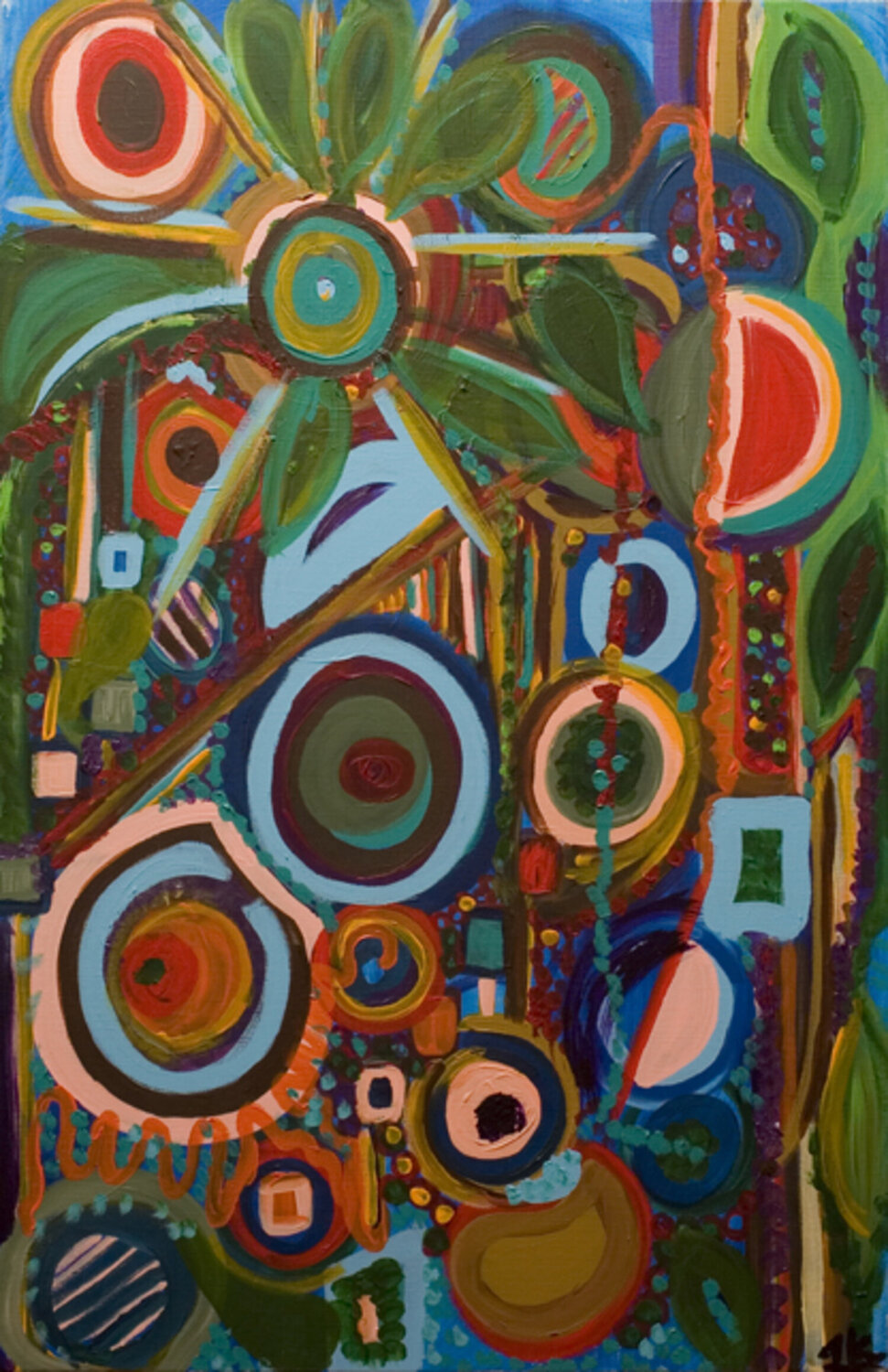 Abtrait karine azoulay Original painting for sale