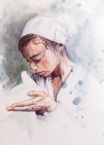 My tenderness di Elza Slo, Disegno in vendita su Singulart