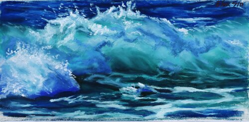 Beauty of the see di Elza Slo, Pittura in vendita su Singulart