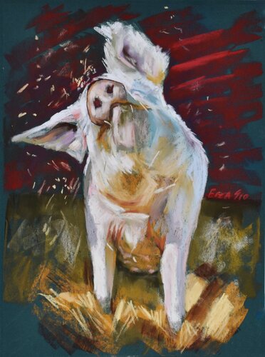 I am more than food 2 di Elza Slo, Pittura in vendita su Singulart