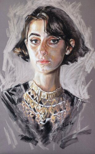 Soft female power di Elza Slo, Pittura in vendita su Singulart