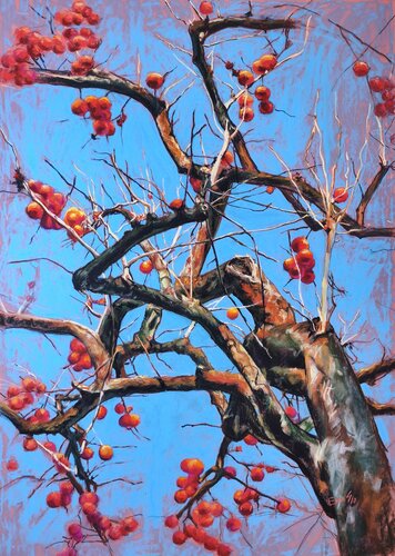 Portrait of a tree di Elza Slo, Pittura in vendita su Singulart