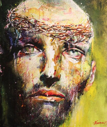 Christ chauve von Stephane Texereau, Malerei kaufen auf Singulart