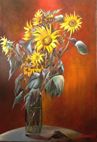Les tournesols von Stephane Texereau, Malerei kaufen auf Singulart