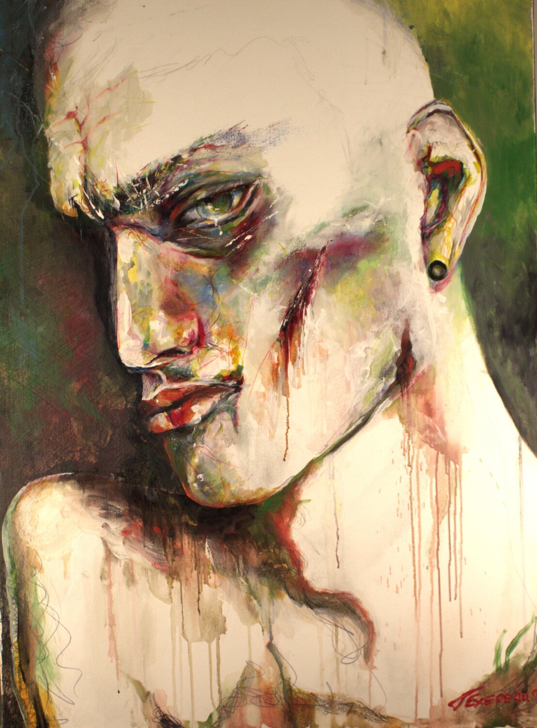 Le jour se lève encore Stephane Texereau Original painting for sale