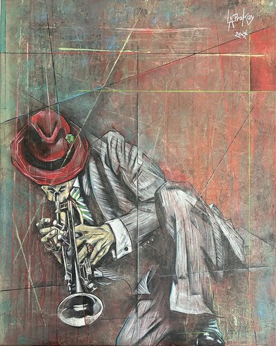 JAM-SESSION by Gabriella Prokai, Painting for Sale on Singulart