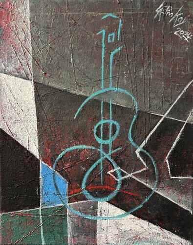 VISUAL HARMONY von Gabriella Prokai, Malerei kaufen auf Singulart