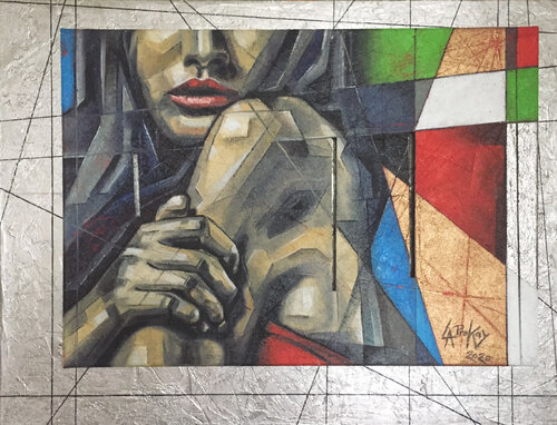 TURN INTO THE LIGHT by Gabriella Prokai, Painting for Sale on Singulart