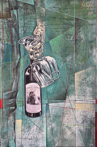 OMNIA BONA TEMPORE by Gabriella Prokai, Painting for Sale on Singulart