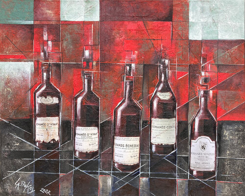 OPTIMUS VINIS by Gabriella Prokai, Painting for Sale on Singulart