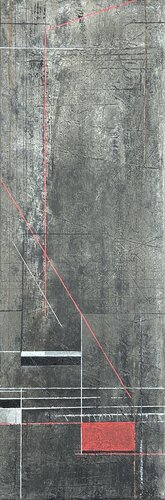 THE ECHO OF GEOMETRY 6 by Gabriella Prokai, Painting for Sale on Singulart