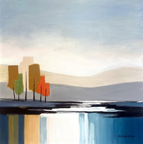 Reflejos silenciosos by JUAN MANUEL SANCHEZ RODRIGUEZ, Painting for Sale on Singulart