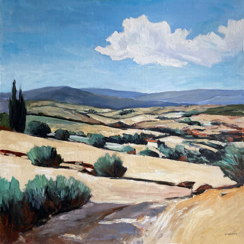High Summer in Castilla de JUAN MANUEL SANCHEZ RODRIGUEZ, Pintura a la venta en Singulart