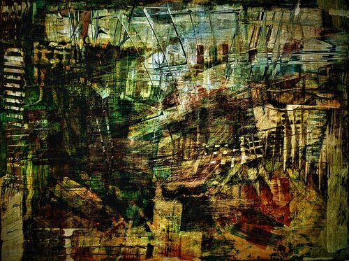 Auf der Reise van Wolfgang Hey, Schilderij te koop op Singulart