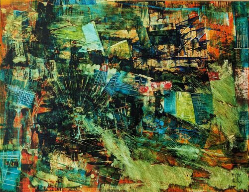 O.T. van Wolfgang Hey, Schilderij te koop op Singulart
