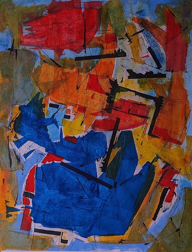 Symphonie 3 - 2025 von Wolfgang Hey, Malerei kaufen auf Singulart