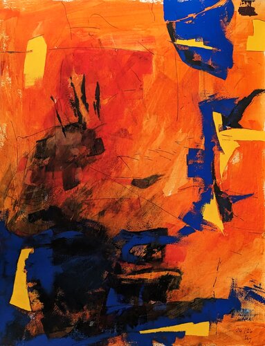 Symphonie 5 - 2026 van Wolfgang Hey, Schilderij te koop op Singulart