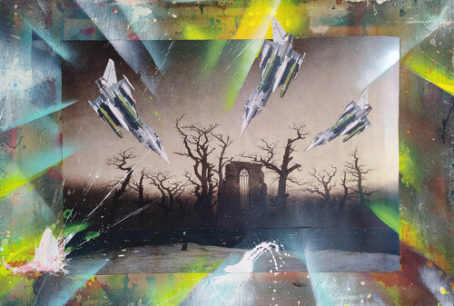 "törichter Mensch voll eitlem Dünkel" C.D. Friedrich par Jürgen Wagner, Peinture en vente sur Singulart