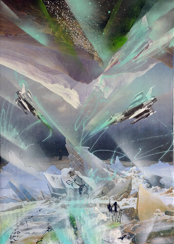 "törichter Mensch voll eitlem Dünkel" C.D. Friedrich, 2 van Jürgen Wagner, Schilderij te koop op Singulart