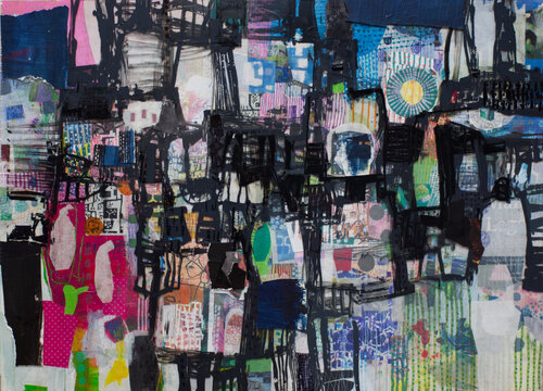 Black Abstraction 0 by Junichi Oboshi, 油畫 for Sale on Singulart