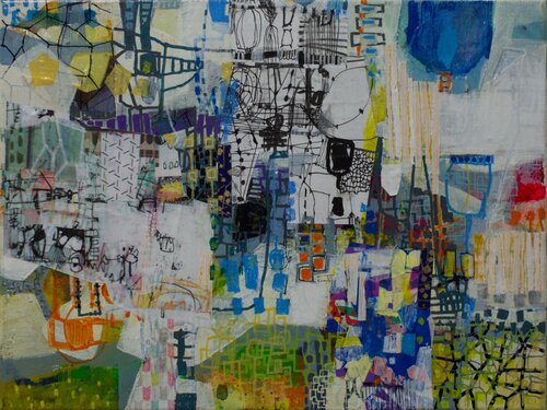 Lunch Break Amid Inner Conflict by Junichi Oboshi, 회화 for Sale on Singulart