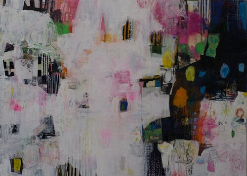 Found in a Place I Strayed Into – Circle by Junichi Oboshi, 회화 for Sale on Singulart