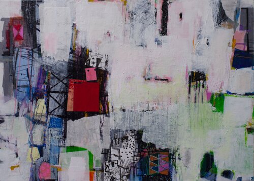 A Thought Rising from the Cold by Junichi Oboshi, 회화 for Sale on Singulart