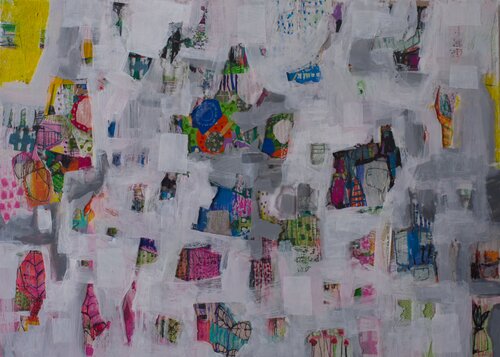 The Scent and Feelings of a Free Garden di Junichi Oboshi, Pittura in vendita su Singulart