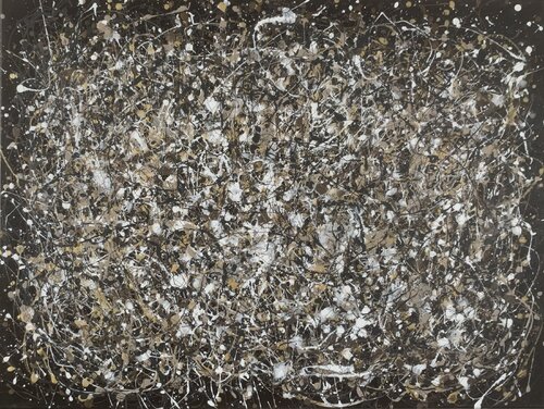 White and beige on brown Maria Makarova