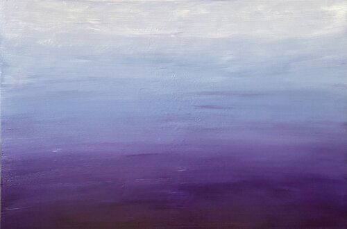Violet and greyblue Maria Makarova