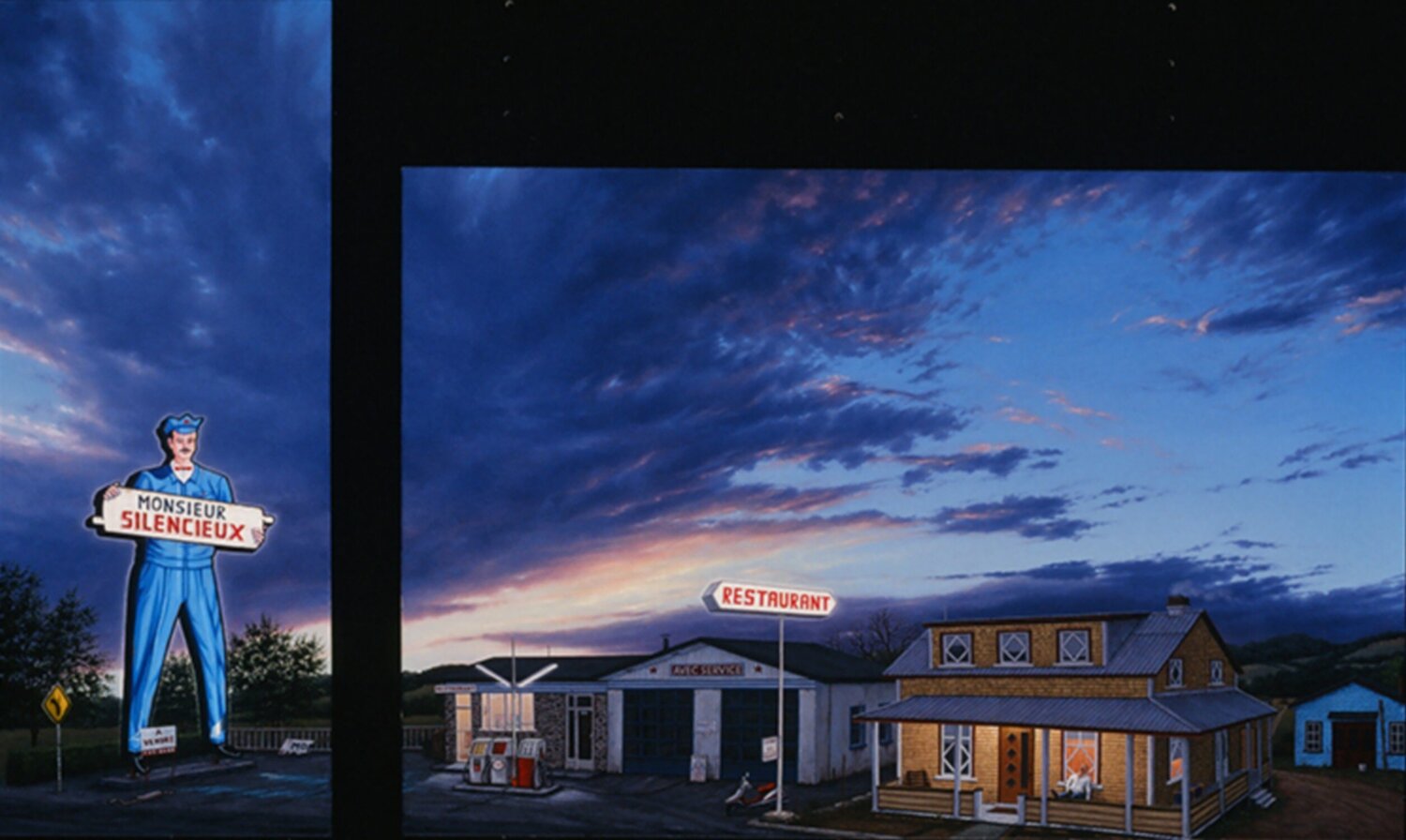 La déchéance d'un illuminé. (diptyque) Colin Chabot Originalgemälde zu verkaufen
