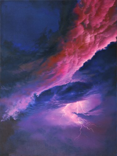 Lightning par René Büttner, Peinture en vente sur Singulart