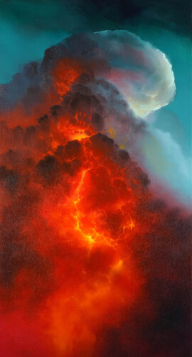 Burning Inside by René Büttner, Painting for Sale on Singulart