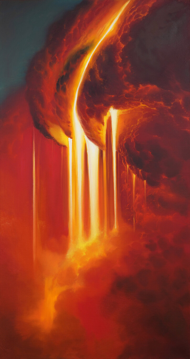 Lightfalls René Büttner Original painting for sale