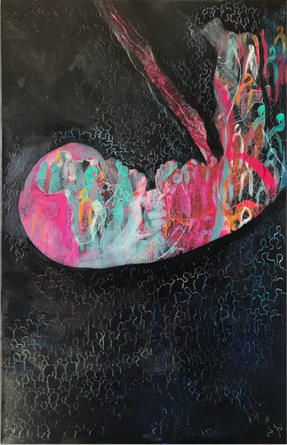 Born to Love van Mentwab Easwaran, Schilderij te koop op Singulart