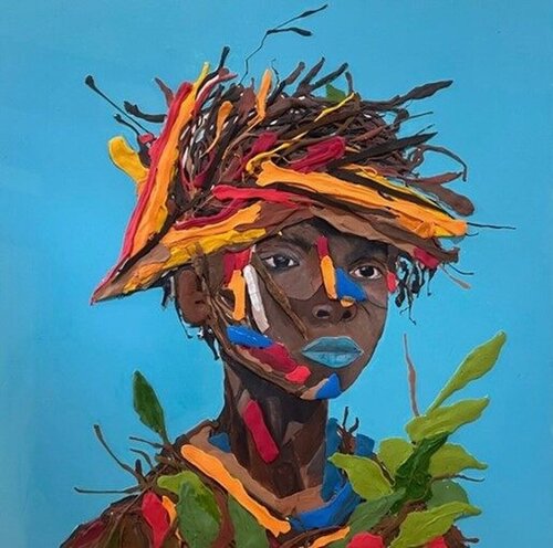 Nature's Muse van Mentwab Easwaran, Schilderij te koop op Singulart