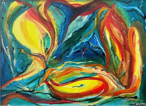 Seeds of Life I von Mentwab Easwaran, Malerei kaufen auf Singulart