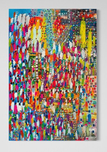 The Gathering de Mentwab Easwaran, Pintura a la venta en Singulart