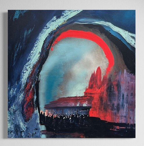 The Mourning van Mentwab Easwaran, Schilderij te koop op Singulart