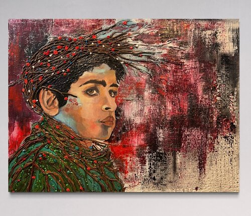 The Olive Tree van Mentwab Easwaran, Schilderij te koop op Singulart