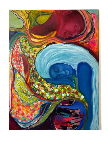 Unrest by Mentwab Easwaran, Painting for Sale on Singulart