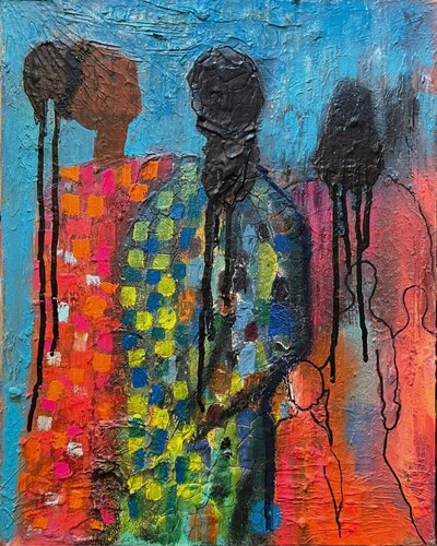 Untitled van Mentwab Easwaran, Schilderij te koop op Singulart