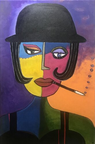 Willkommen Bienvenue Welcome by Julia Schmidtke, 油畫 for Sale on Singulart