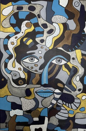 One moment in time van Julia Schmidtke, Schilderij te koop op Singulart