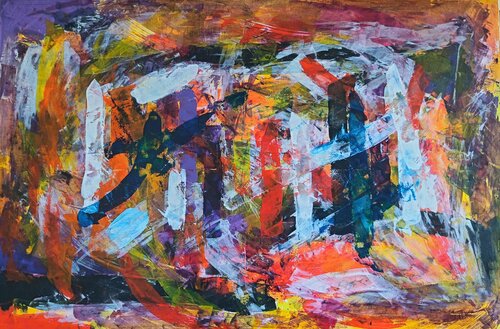 Shodo  IV esercizio van antonio marini, Schilderij te koop op Singulart
