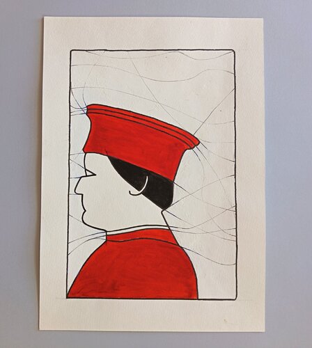 FEDERICO VISTO DA PIERO van antonio marini, Werk op papier te koop op Singulart