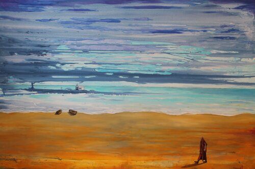 Der Wanderer by Armin Thommes, Painting for Sale on Singulart