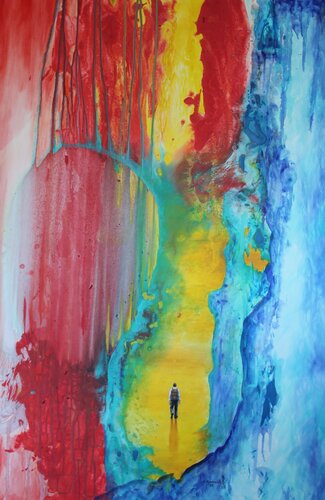 Unterwegs in anderen Dimensionen de Armin Thommes, Pintura a la venta en Singulart