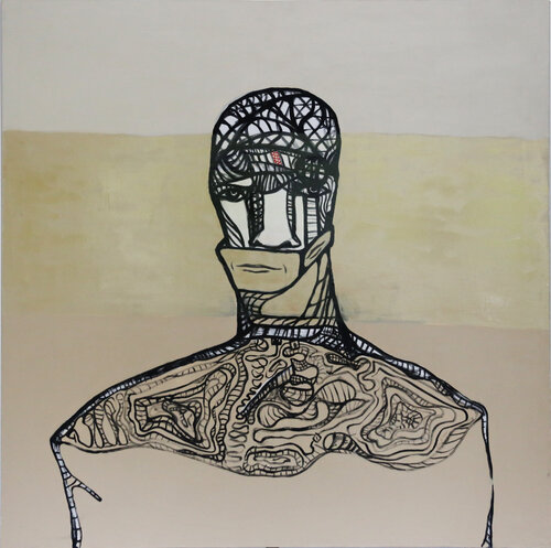 Heads one di Arian Hashani, Pittura in vendita su Singulart